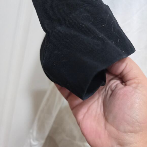 Chicos top women size large black white weekends by chicos everyday easy to wear - Picture 10 of 11